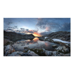 Nydiver Lakes Sunrise - Ansel Adams Wilderness Photo Print