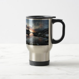Nydiver Lakes Sunrise - Ansel Adams Wilderness Travel Mug