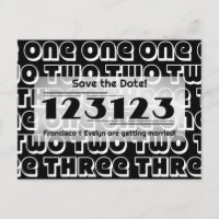 NYE 2023 123123 Mariage Enregistrer la date Carte 