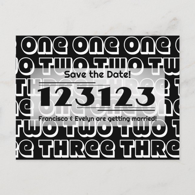 NYE 2023 123123 Mariage Enregistrer la date Carte  (Devant)