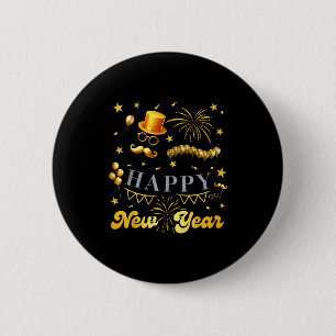 Nye Party Crew Balloon Fireworks Family Reunion Co 2 Inch Round Button