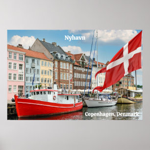 Nyhavn Copenhagen Denmark Poster