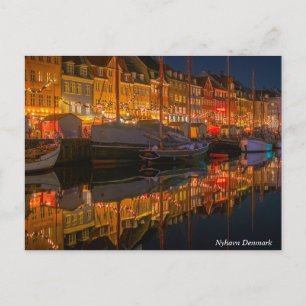 Nyhavn Denmark  City Holiday Postcard