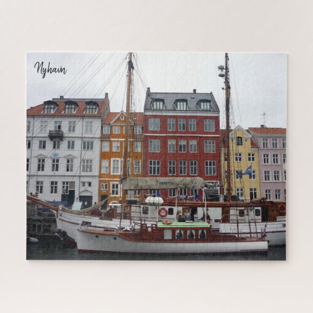 nyhavn denmark jigsaw puzzle (Horizontal)
