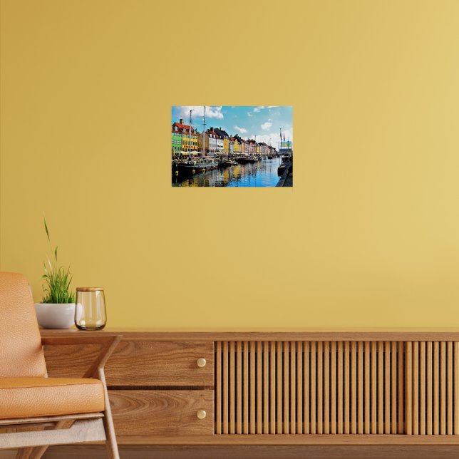 Nyhavn District, Denmark, Poster (Living Room 2)