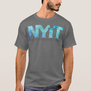 NYITCOM Blue Watercolor T-Shirt