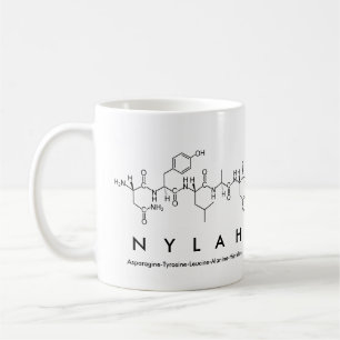 Nylah peptide name mug