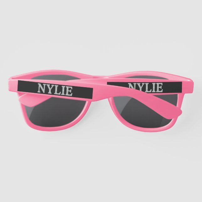 Nylie Diamonds Plastic Sunglasses (Back)