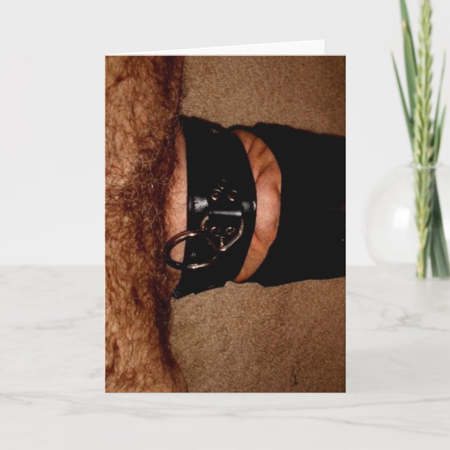 NYLONS AND COLLAR HOLIDAY CARD (Front)