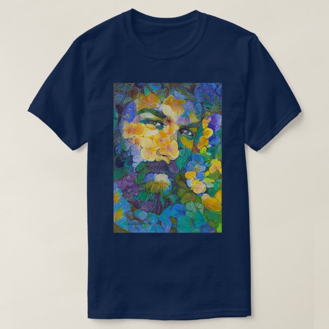 Nymph In The Flower Bear Garden T-Shirt (Design Front)