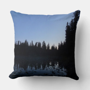Nymph Lake at Dawn Throw Pillow