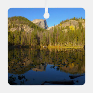 Nymph Lake in Early Fall Metal Ornament