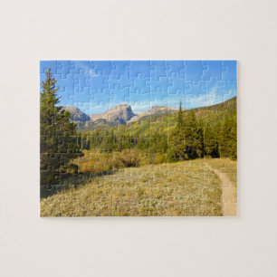 Nymph Lake Trail in Early Autumn Jigsaw Puzzle