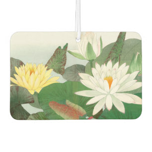 Nymphaea lotus, Japanese woodblock print, 1917 Air Freshener