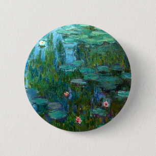 Nympheas 2 Inch Round Button