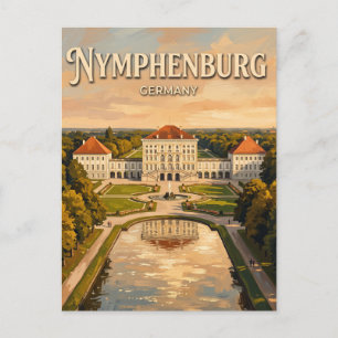 Nymphenburg Palace Germany Postcard