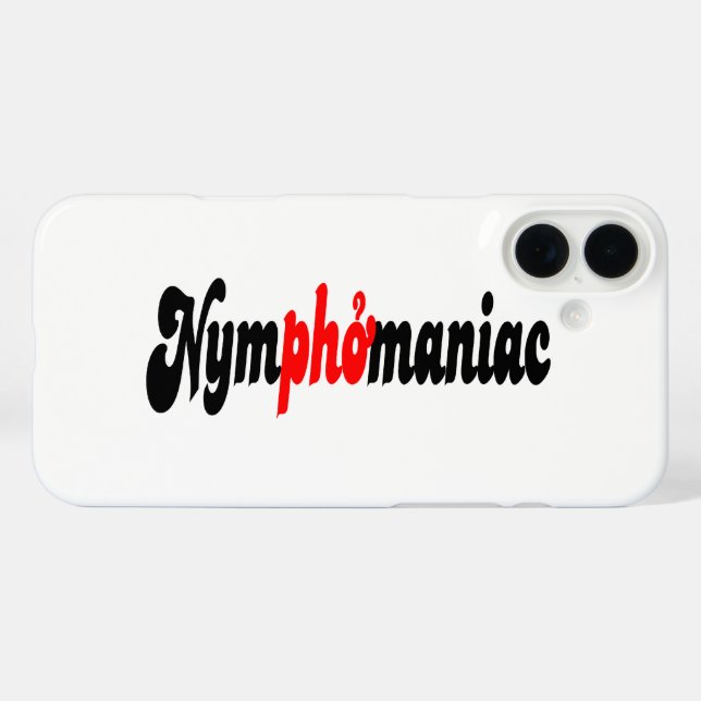 Nymphomaniac Case-Mate iPhone Case (Back (Horizontal))