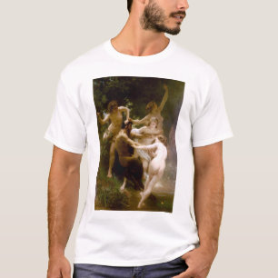 Nymphs and Satyr, William-Adolphe Bouguereau T-Shirt