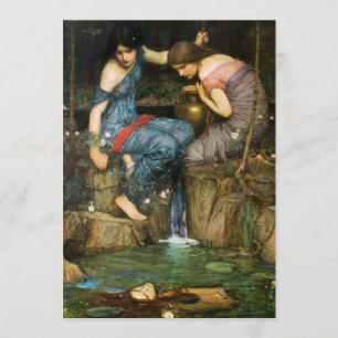 Nymphs Finding The Head of Orpheus Invitations