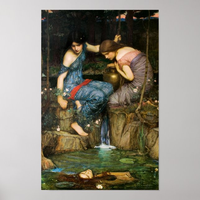 Nymphs Finding The Head of Orpheus Poster (Front)