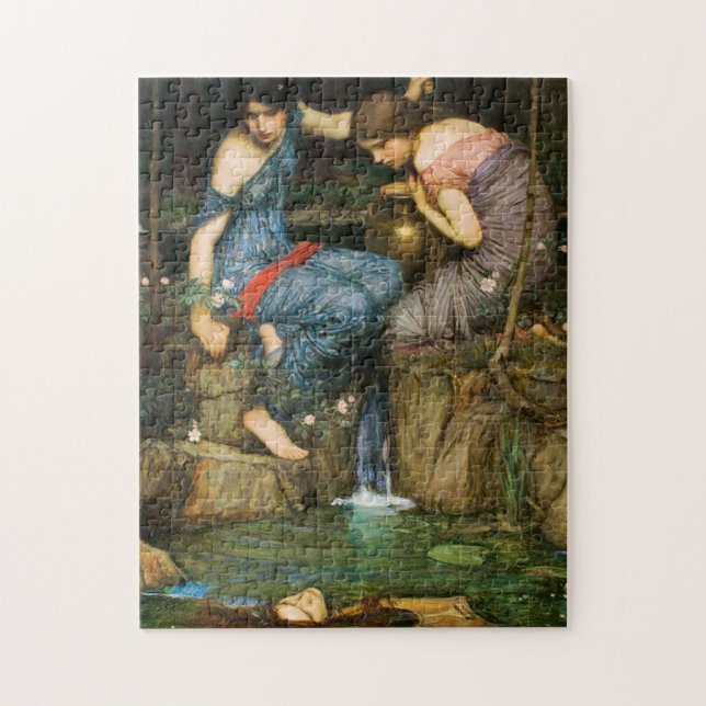 Nymphs Finding The Head of Orpheus Puzzle (Vertical)