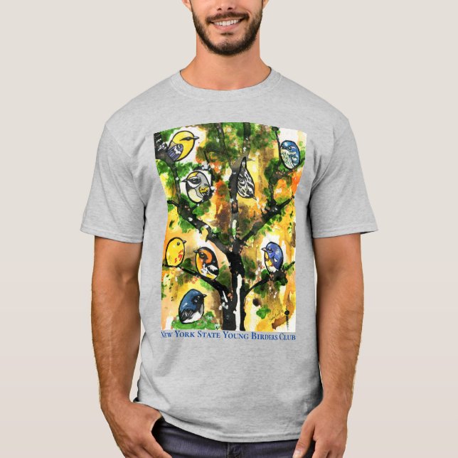 NYS Young Birders Club T-Shirt (Hommes) (Devant)