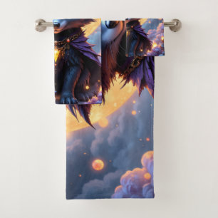 Nyx – Guardian of the Moonlight. Bath Towel Set