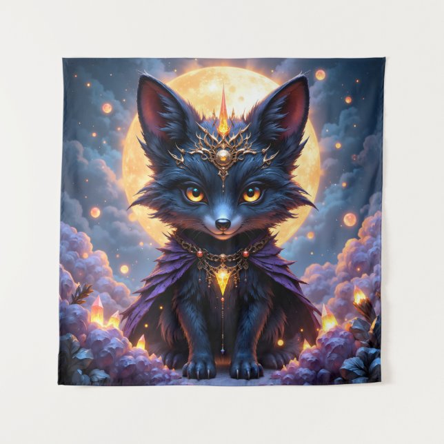 Nyx – Guardian of the Moonlight.  Tapestry (Front)