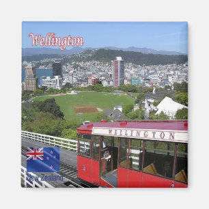 NZ - New Zealand - Wellington - Cabe Car Tram Magnet