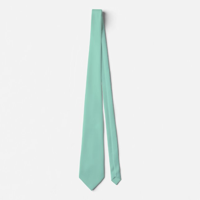 O01 Ocean Green Colour Tie (Front)