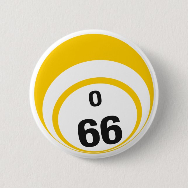 O66 Bingo Ball button (Front)