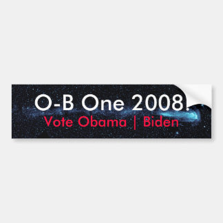 O-B One 2008 Starmap Bumper Sticker