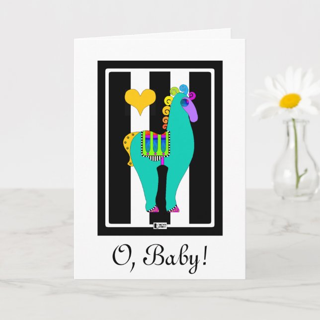 O, Baby! Greeting Card (Small Plant)