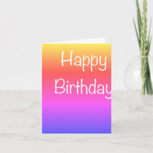 O.C.D. carte d'anniversaire