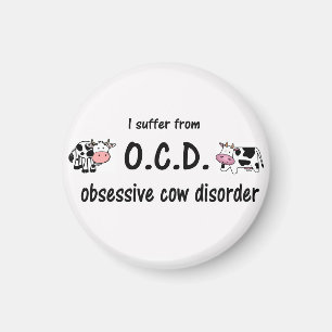 O.C.D. Cow Magnet