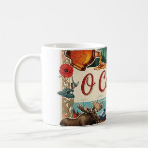 O Canada Collage – Vintage Patriotic  Coffee Mug