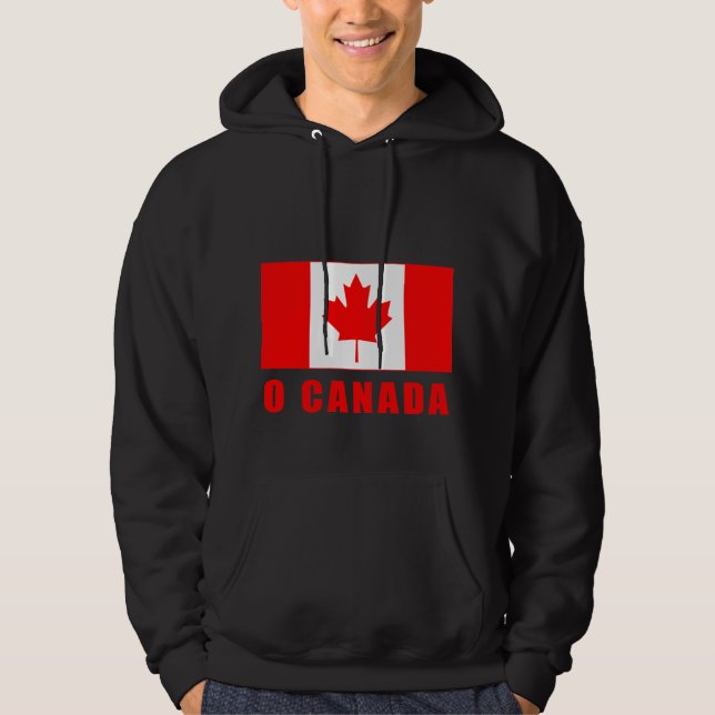 O CANADA with Canadian Flag Tshirts (Front)