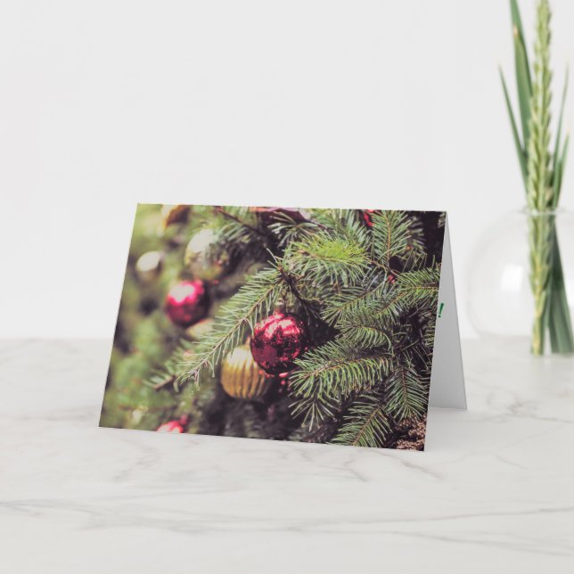 O Christmas Tree Card (Front)