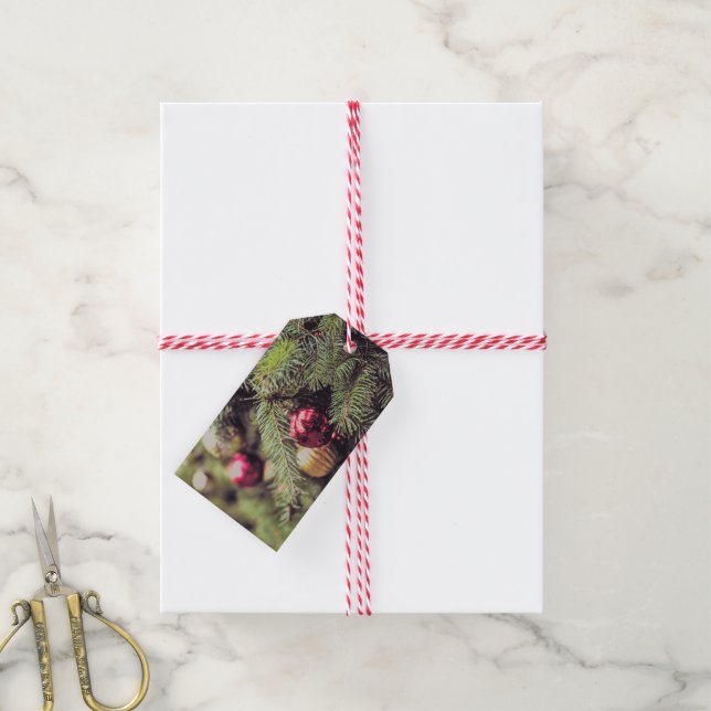 O Christmas Tree Gift Tags (With Twine)