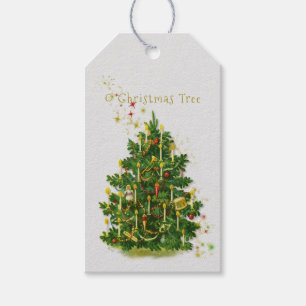 O Christmas Tree Vintage Gift Tag