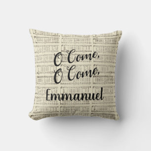 O Come, Emmanuel Throw Pillow
