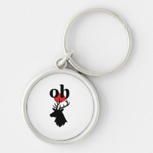 O Dear O Dear Red Artistic Expression Keychain