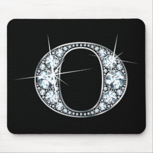 "O" Diamond Bling Mousepad