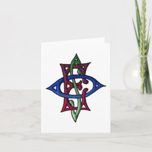 O.E.S. Carte d'emblème de Contempory