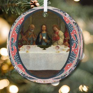 O Emmanuel Renaissance Christian Art Jesse Tree Metal Ornament