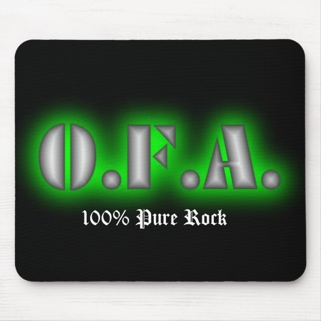 O.F.A. 100% Pure Mousepad (Black) (Front)