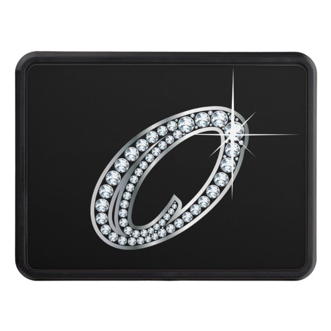O Faux-"Diamond Bling" Tow Hitch Cover (Front)