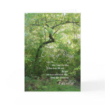 O Fils de l'être - Arbre de Bent - Carte de voeux