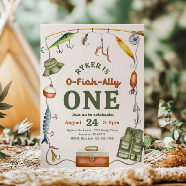 O-Fish-Ally Birthday Invitation (Creator Uploaded)