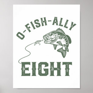 O-fish-ally Eight Birthday Decorations 8th Birthda